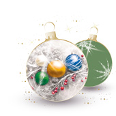 Weihnachtskarten-Dekore