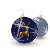 Weihnachtskarten-Dekore