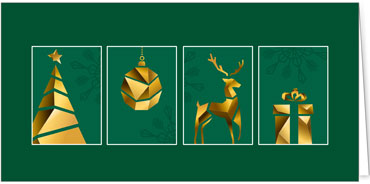 2025 für Firmen | Kategorie Grüne Impressionen | Motiv: Goldquartett - Artikel Nummer 1125-806