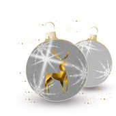 Weihnachtskarten-Dekore