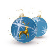 Weihnachtskarten-Dekore