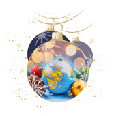 Weihnachtskarten-Dekore