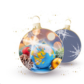 Weihnachtskarten-Dekore