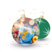 Weihnachtskarten-Dekore