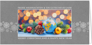 2025 für Firmen | Kategorie - Silber Struktur Optik - | Motiv: Weltborte - Artikel Nummer 1126-807