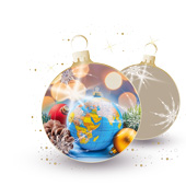 Weihnachtskarten-Dekore