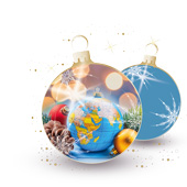 Weihnachtskarten-Dekore