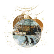 Weihnachtskarten-Dekore