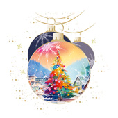 Weihnachtskarten-Dekore