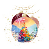 Weihnachtskarten-Dekore