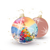 Weihnachtskarten-Dekore