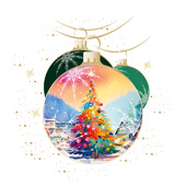 Weihnachtskarten-Dekore