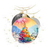 Weihnachtskarten-Dekore