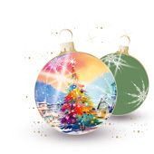 Weihnachtskarten-Dekore