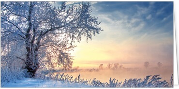 2025 Kategorie Winterlandschaften | Motiv: Morgenrot im Winter - Artikel Nummer 11279