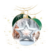 Weihnachtskarten-Dekore