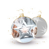 Weihnachtskarten-Dekore