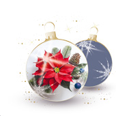 Weihnachtskarten-Dekore