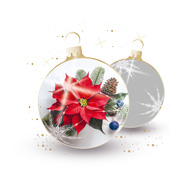 Weihnachtskarten-Dekore