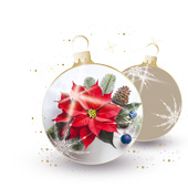 Weihnachtskarten-Dekore