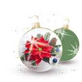 Weihnachtskarten-Dekore