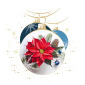 Weihnachtskarten-Dekore