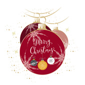 Weihnachtskarten-Dekore