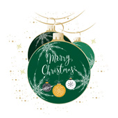 Weihnachtskarten-Dekore