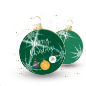 Weihnachtskarten-Dekore