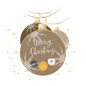 Weihnachtskarten-Dekore