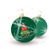 Weihnachtskarten-Dekore