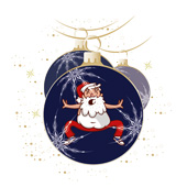 Weihnachtskarten-Dekore