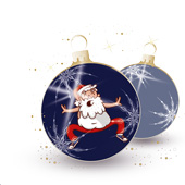 Weihnachtskarten-Dekore