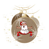 Weihnachtskarten-Dekore