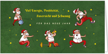 2025 für Firmen | Kategorie - Grüne Struktur Optik - | Motiv: Workout - Artikel Nummer 1133-809