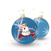 Weihnachtskarten-Dekore