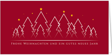 2025 für Firmen | Kategorie Rote Impressionen | Motiv: Baumgeometrie - Artikel Nummer 1135-805