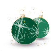 Weihnachtskarten-Dekore