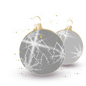 Weihnachtskarten-Dekore