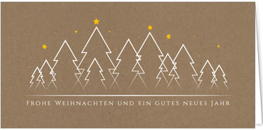 2025 für Firmen | Kategorie - Kraftpapier Optik - | Motiv: Baumgeometrie - Artikel Nummer 1135-808