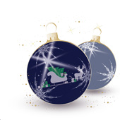 Weihnachtskarten-Dekore