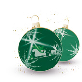 Weihnachtskarten-Dekore