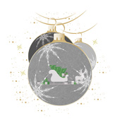 Weihnachtskarten-Dekore