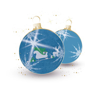 Weihnachtskarten-Dekore