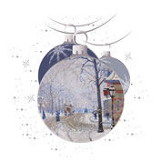 Weihnachtskarten-Dekore