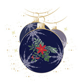 Weihnachtskarten-Dekore