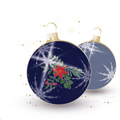 Weihnachtskarten-Dekore