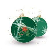 Weihnachtskarten-Dekore