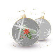 Weihnachtskarten-Dekore