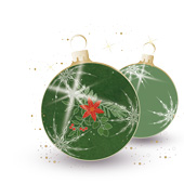 Weihnachtskarten-Dekore